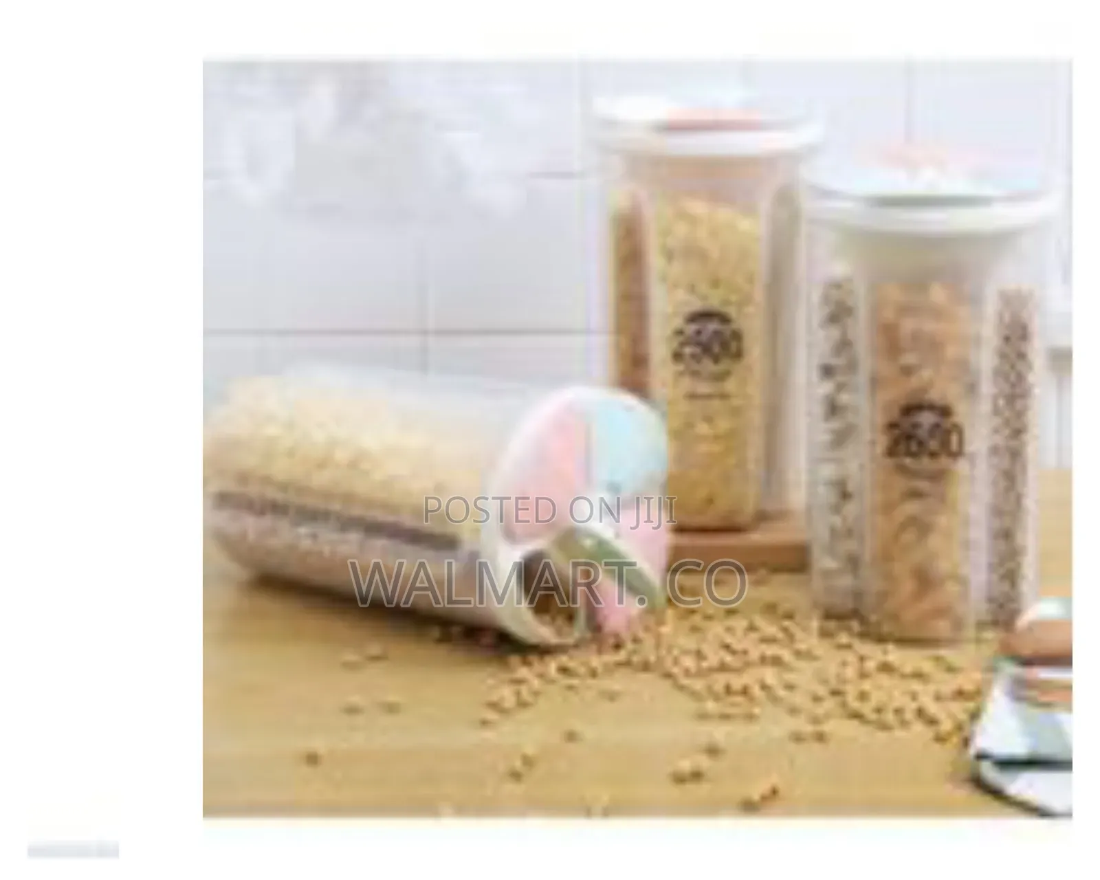 4 Section Cereal Food Dispenser Storage Jar Box Container Bin Colourle