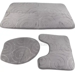3pc Bathroom/ Toilet Mat Set