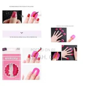 Original 26pcs Reusable Nail Polish, Guard/ Stencils