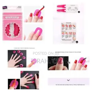 Original 26pcs Reusable Nail Polish, Guard/ Stencils