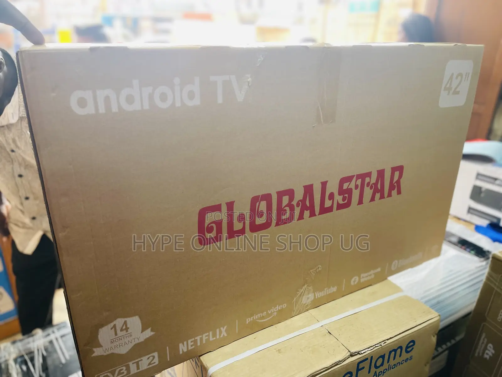 42inches Free to Air,Android Tv,Access to Wifi,Bluetooth