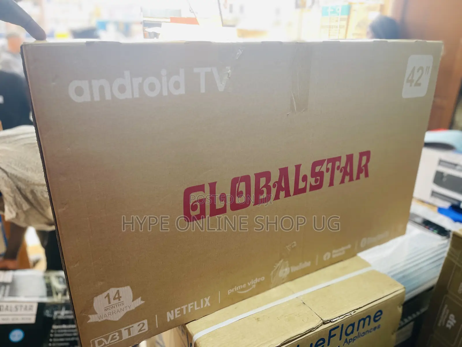 42inches Free to Air,Android Tv,Access to Wifi,Bluetooth