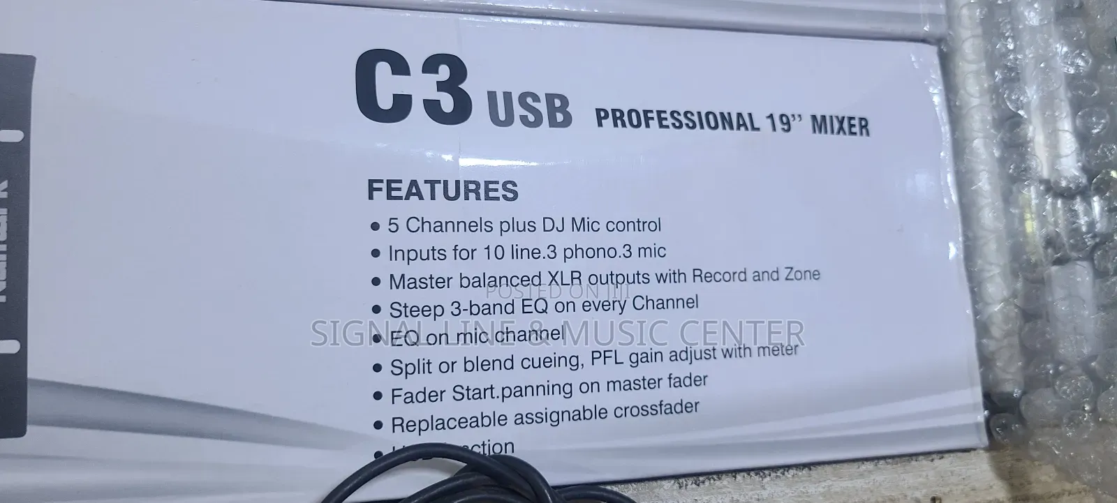 Numark C3 Usb Dj 19"Mixer