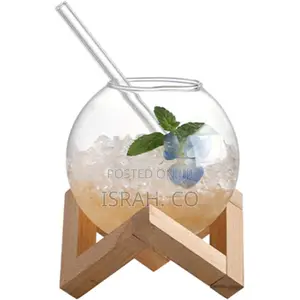 6 Pieces of Moon Round Ball Shaped Cocktail Glass