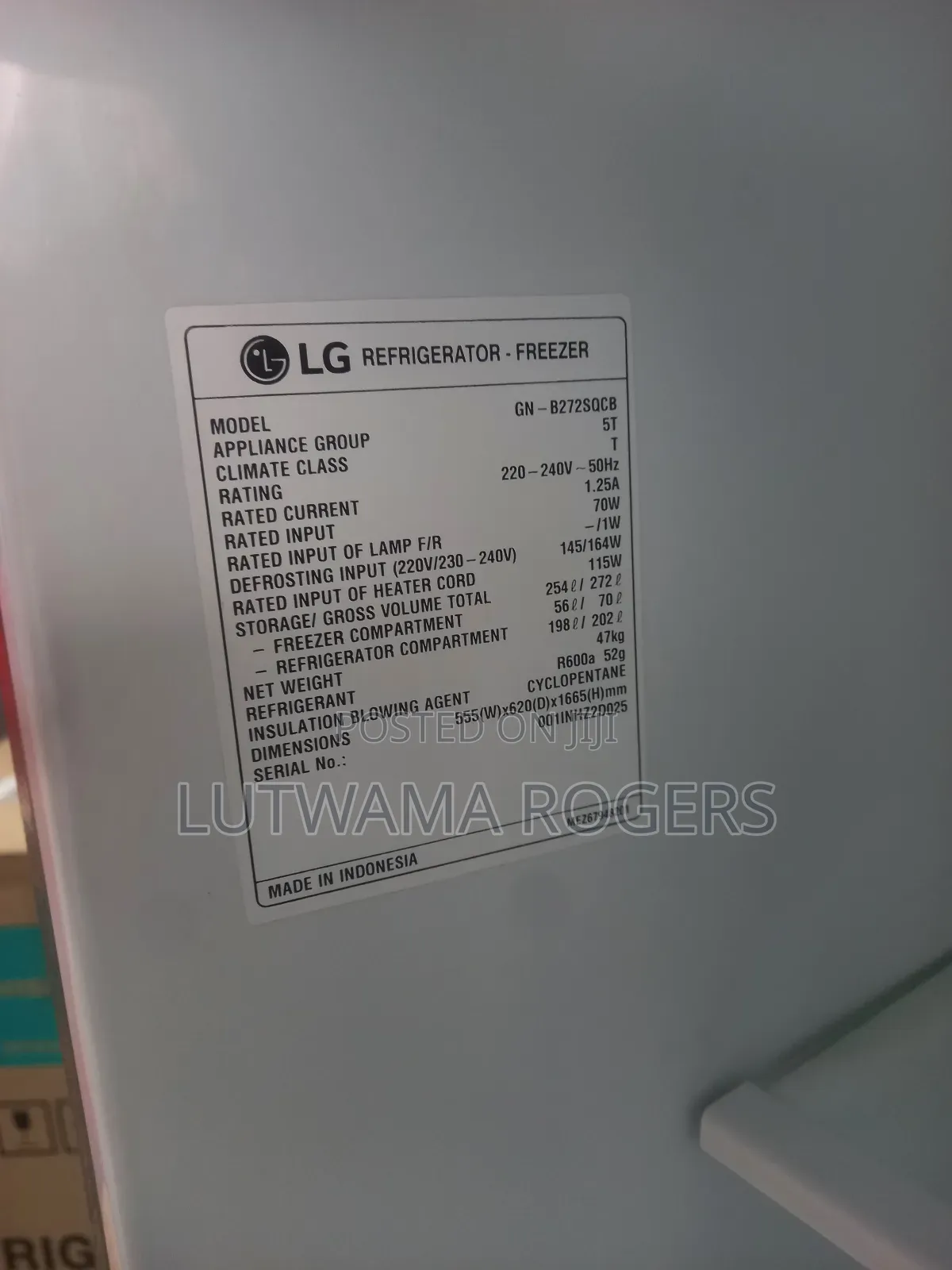 Lg Smart Inverter Double Door Fridge