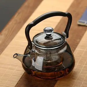 1 Litre Pottery Kettle for Stove Top Clear Kettle Decorate Gas Kettle