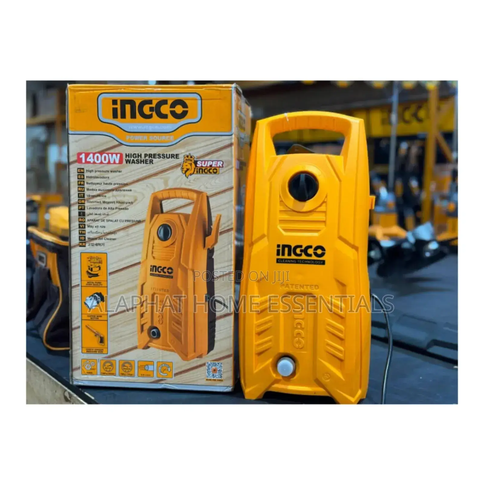 Ingco 1400 Watts High Pressure Washer
