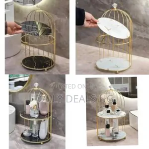 Dessert Cupcake Stand Iron Art Nordic Style Bird Cage Rack Box Makeup