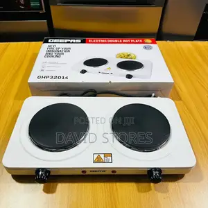 Geepas Electric Double Hotplate