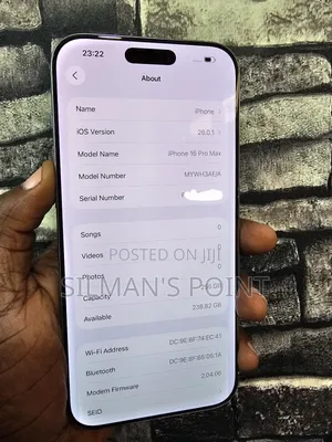 Apple iPhone 16 Pro Max 256 GB White