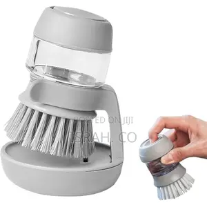 Washing Exfoliating Plate Brush Soap Dispensing Dish Brush