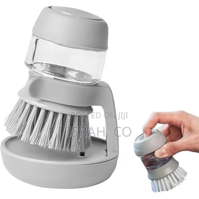 Washing Exfoliating Plate Brush Soap Dispensing Dish Brush
