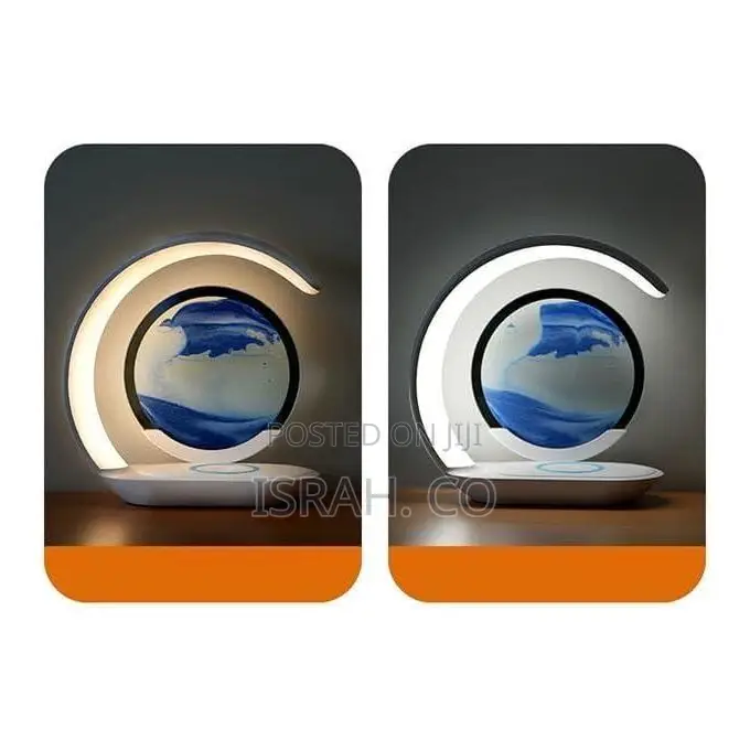 Lamp Moving Sand Art -Painting Border Gift Wireless Rechargeable