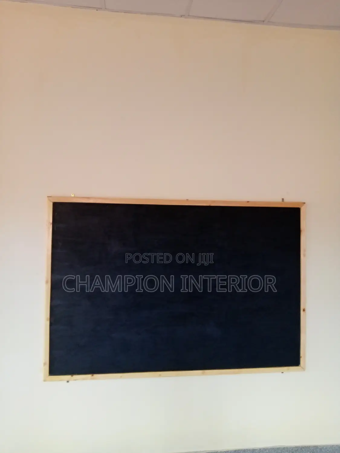 A Black Board 6ft X 3ft