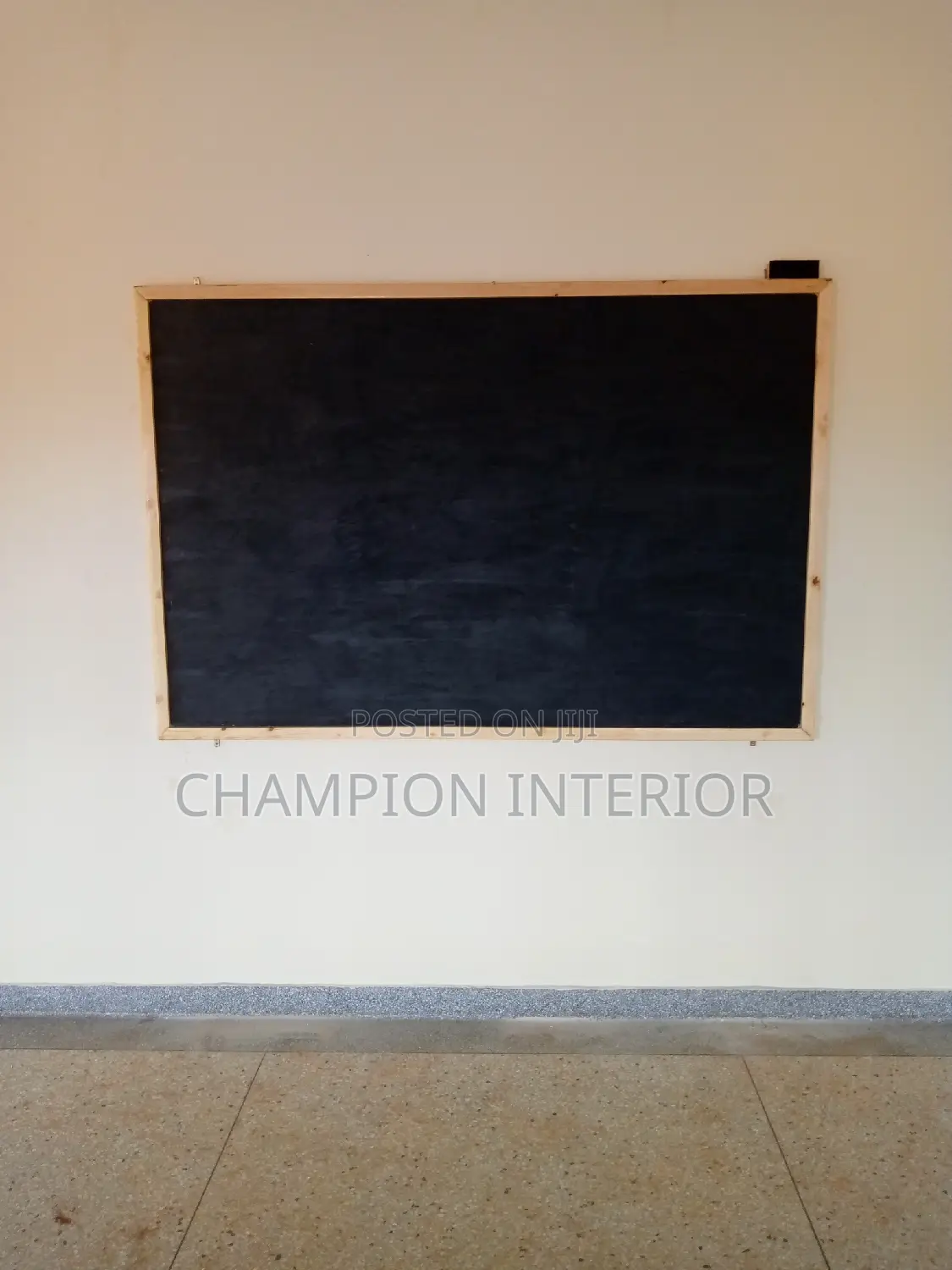 A Black Board 6ft X 3ft