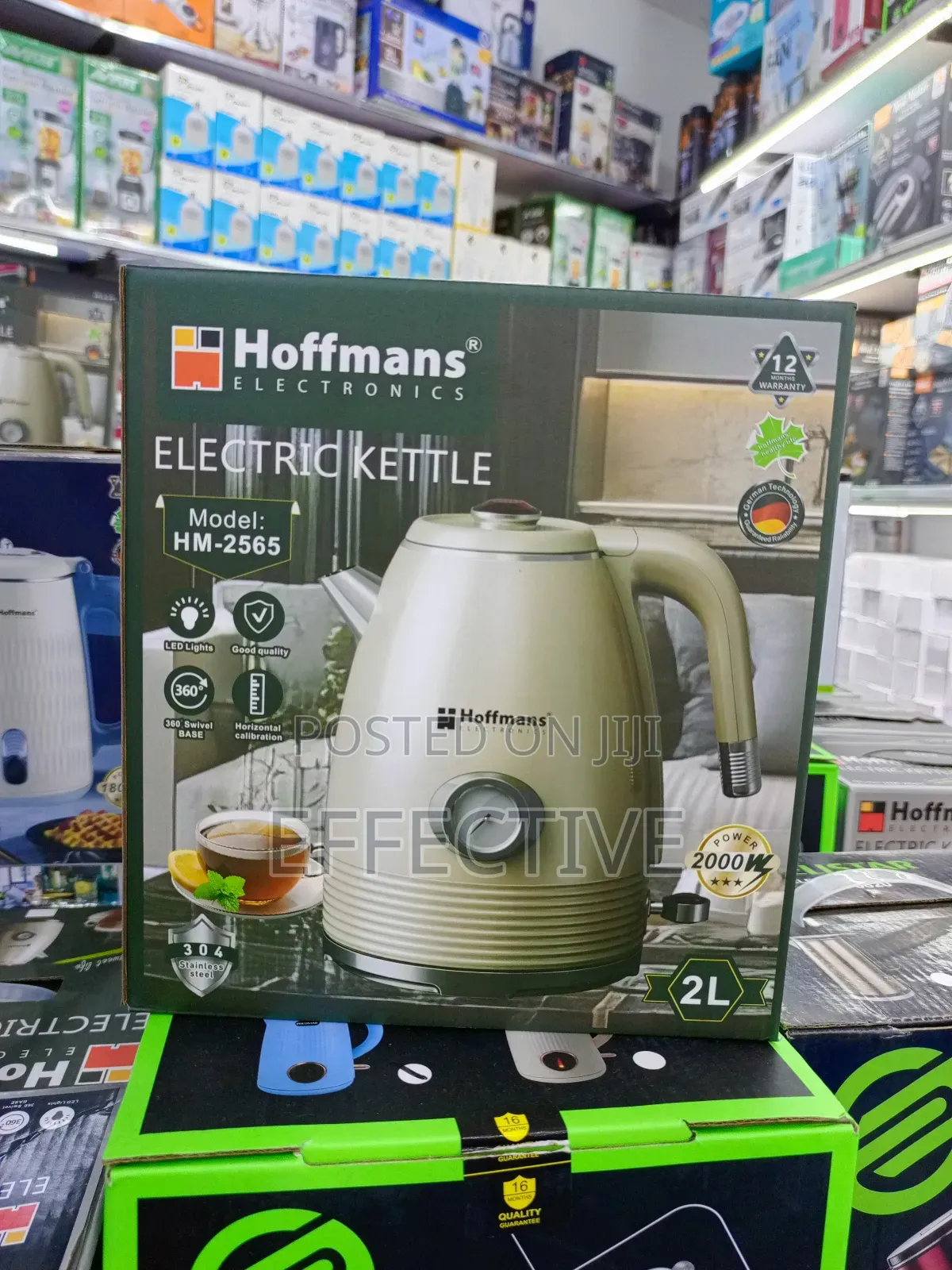 Hoffmans Electric Kettle, Model: Hm-2565.