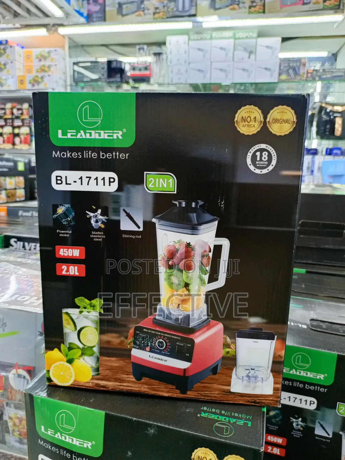 Leadder Bl-1711p 2-in-1 Blender