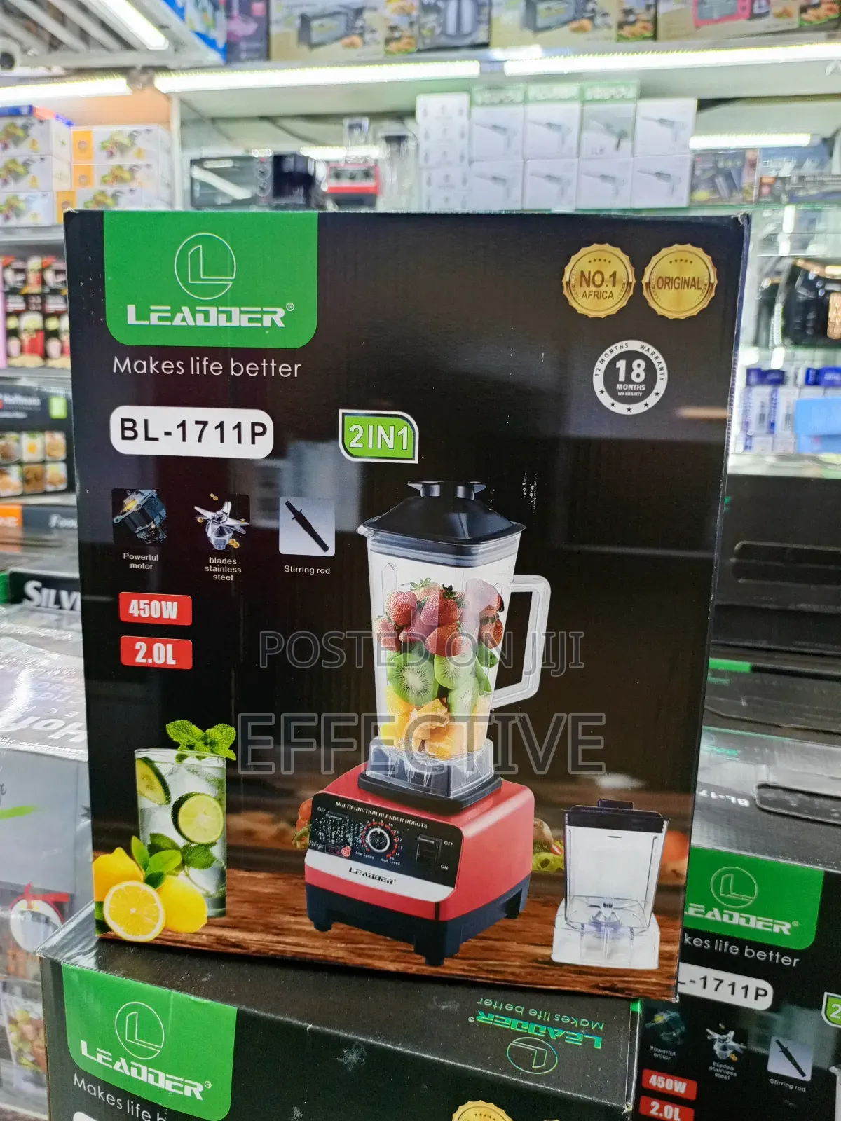 Leadder Bl-1711p 2-in-1 Blender