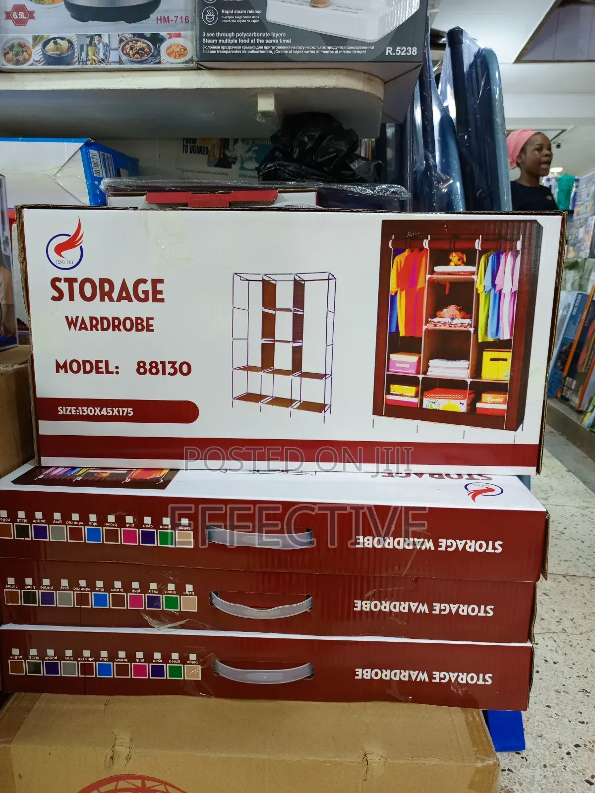 Portable Fabric Storage Wardrobe.