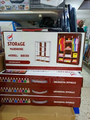 Portable Fabric Storage Wardrobe.