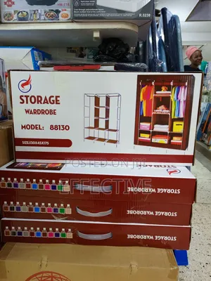 Portable Fabric Storage Wardrobe.