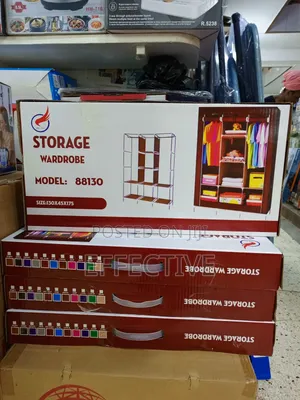 Portable Fabric Storage Wardrobe.