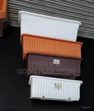 All Size Imported Plastic Rectangular Flower Pots for Flowers