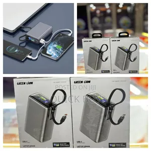 Green Lion 25000mah 100watts Portable Multifunction Laptop Power Bank