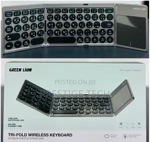 Green Lion Tri-fold Wireless Foldable Keyboard With Touchpad