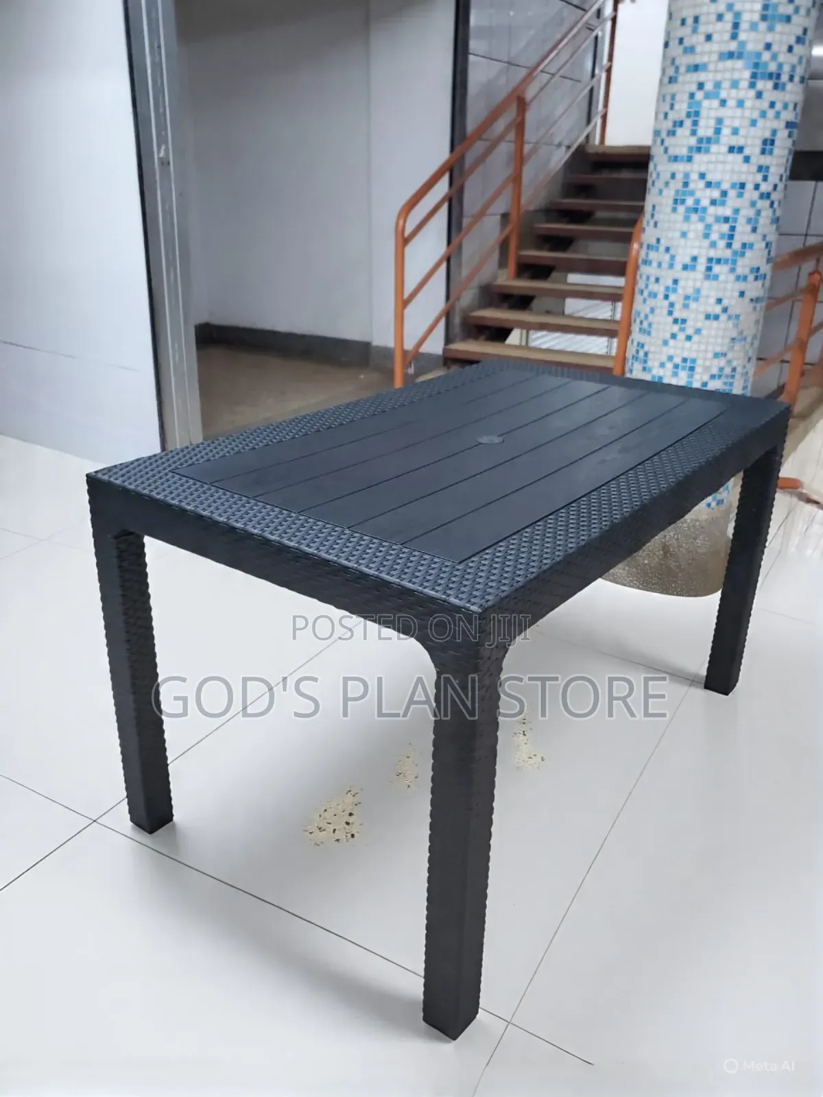 Generic Rectangular Plastic Table Plastic Table 6people