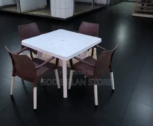 Genetic Dining Plastic Table and Dining Table and Chairs for Hotel