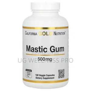 California Gold Nutrition, Mastic Gum, 500 Mg, 180 Veggie Capsules