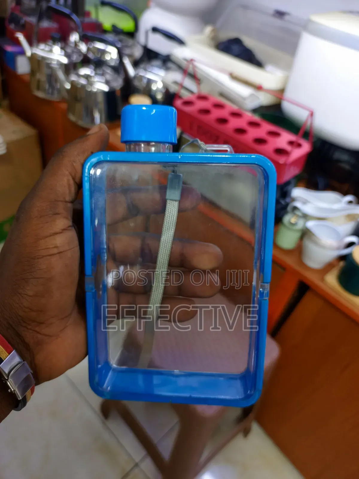 Portable, Notebook-Style Water Bottle
