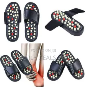 38-39 Reflexology Silicone Acupressure Slippers Massage Slippers Leg