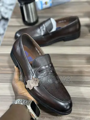 Original Dark Tan Men’S Franco Banetti Gentle Leather Loafers