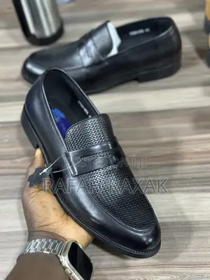 Original Black Franco Banetti Gentle Leather Loafers