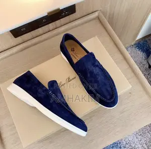 Classic Men Loro Piana Summer Suede Loafers In Stock
