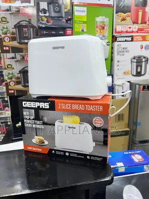 Geepas 2slice Bread Toaster , 2years Warranty. Strong and Durable.