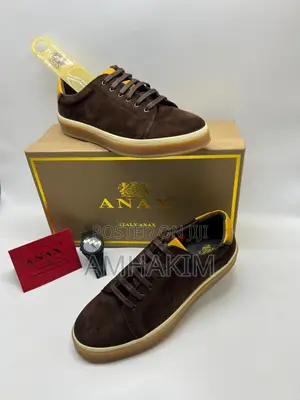 Classic Men's Anax Low Top Suede Sneakers In Stock