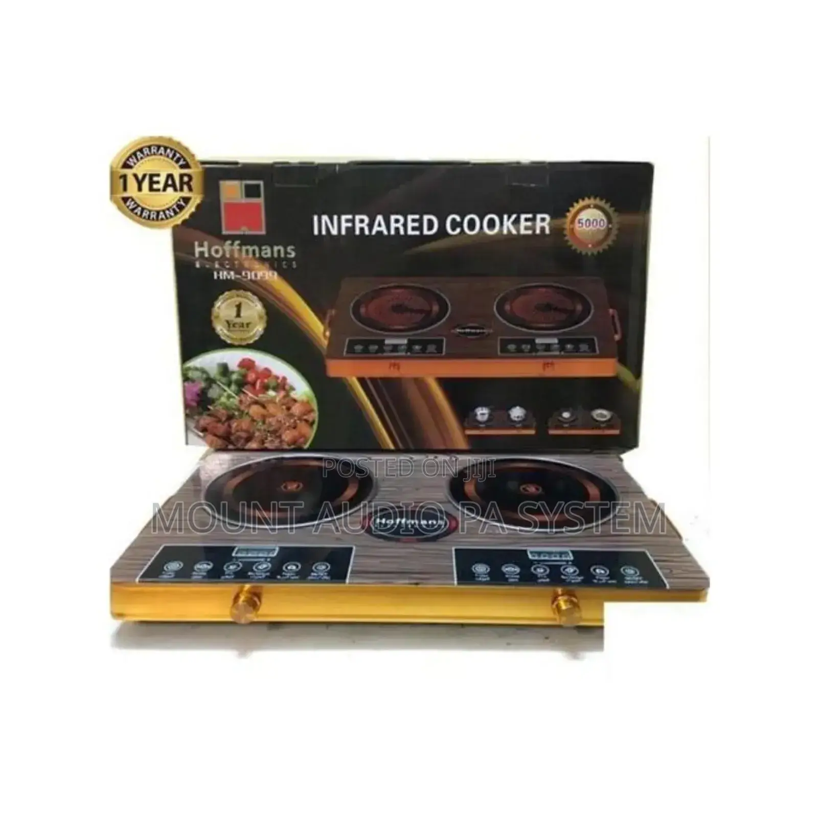 Hoffmans Double Infrared Cooker