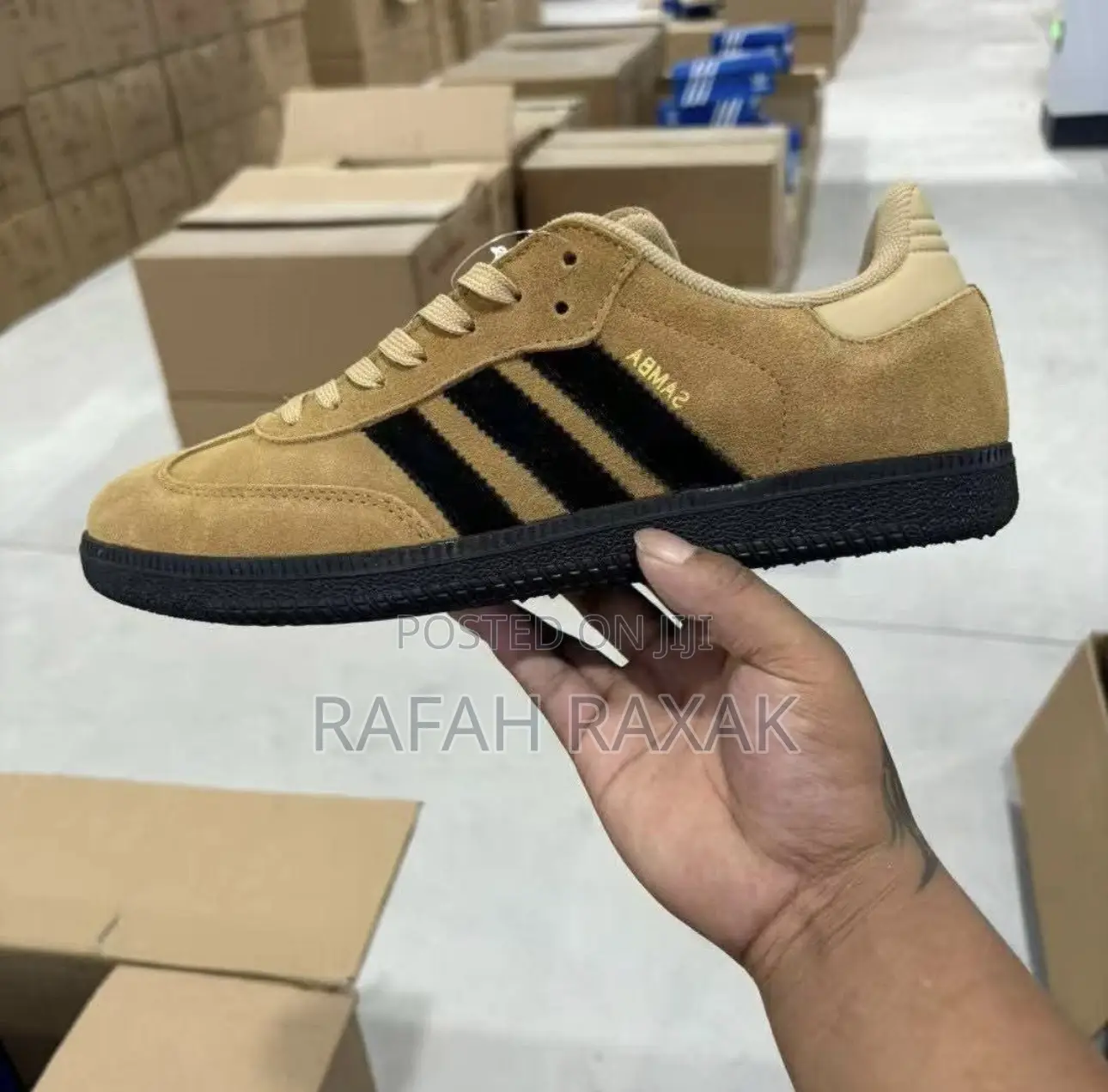 Adidas Samba Adv “Cardboard” Suede Sneakers