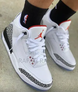 Original Nike Air Jordan 3 Retro “White Cement” Sneakers