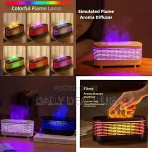 Mini Simulation Flame Ultrasonic Aroma Diffuser Domestic Humidifier