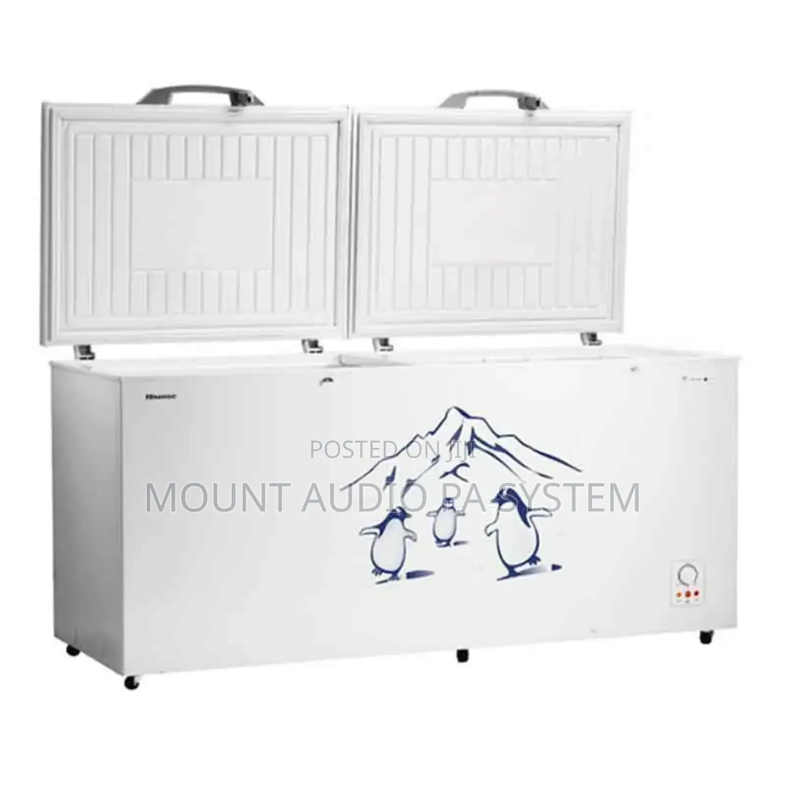 Hisense Chest Freezer 660l Double Door.