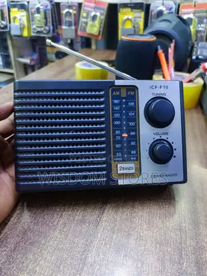 Old Model 2-Band Radio-Black