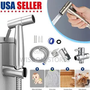 Stainless Steel Handheld Bidet Spray Shower Head for Toilet