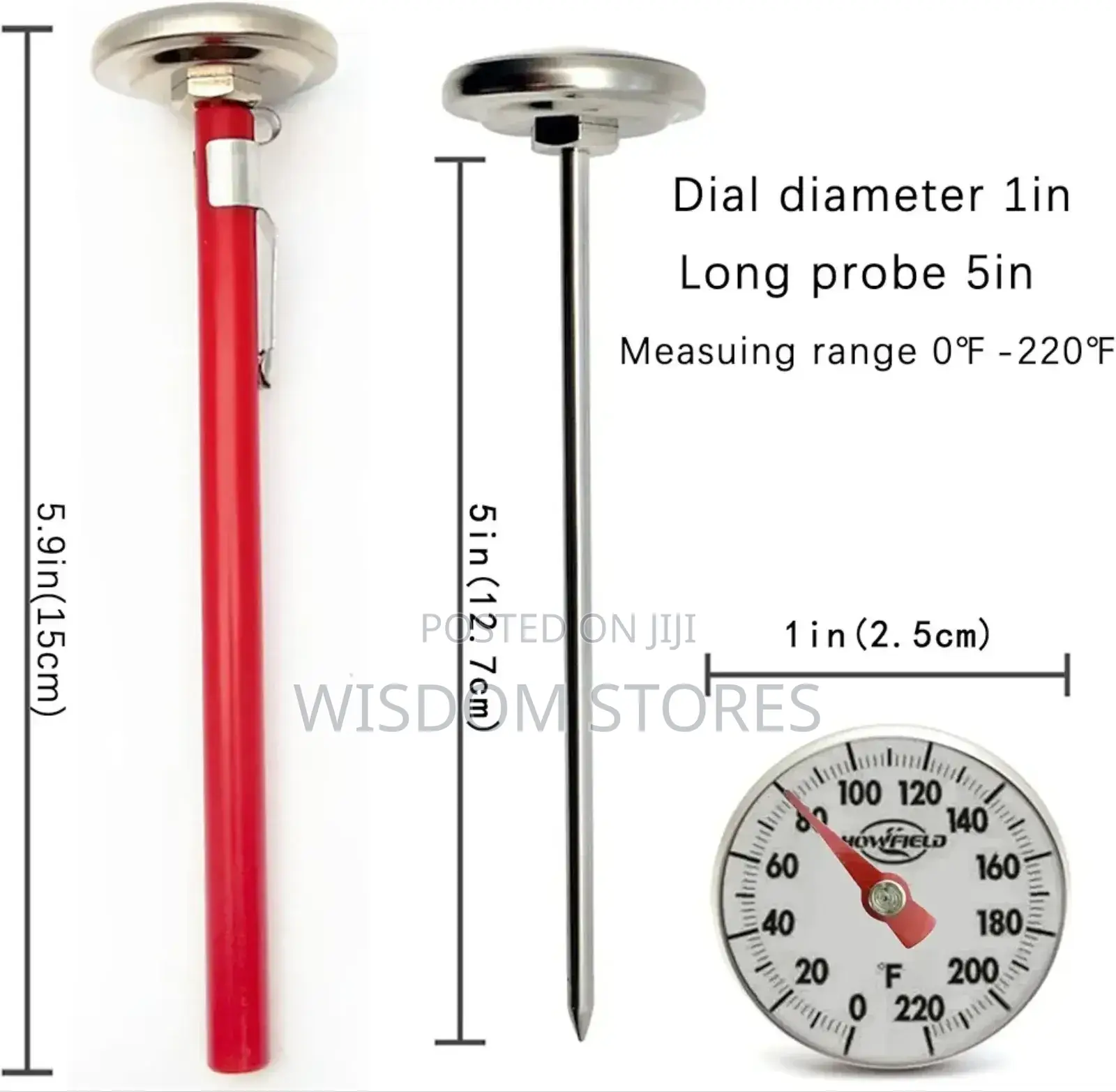 Pocket Test Thermometer.