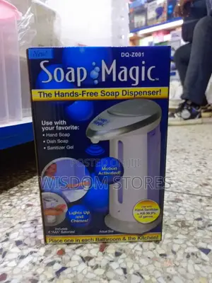 Soap Magic Hands-Free Soap Dispenser.