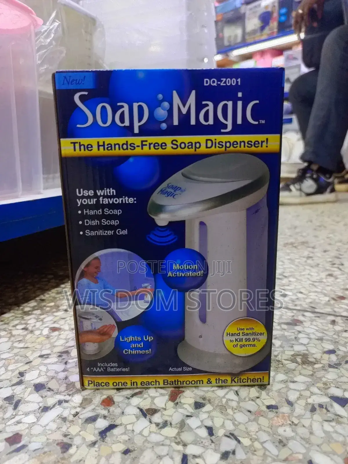 Soap Magic Hands-Free Soap Dispenser.