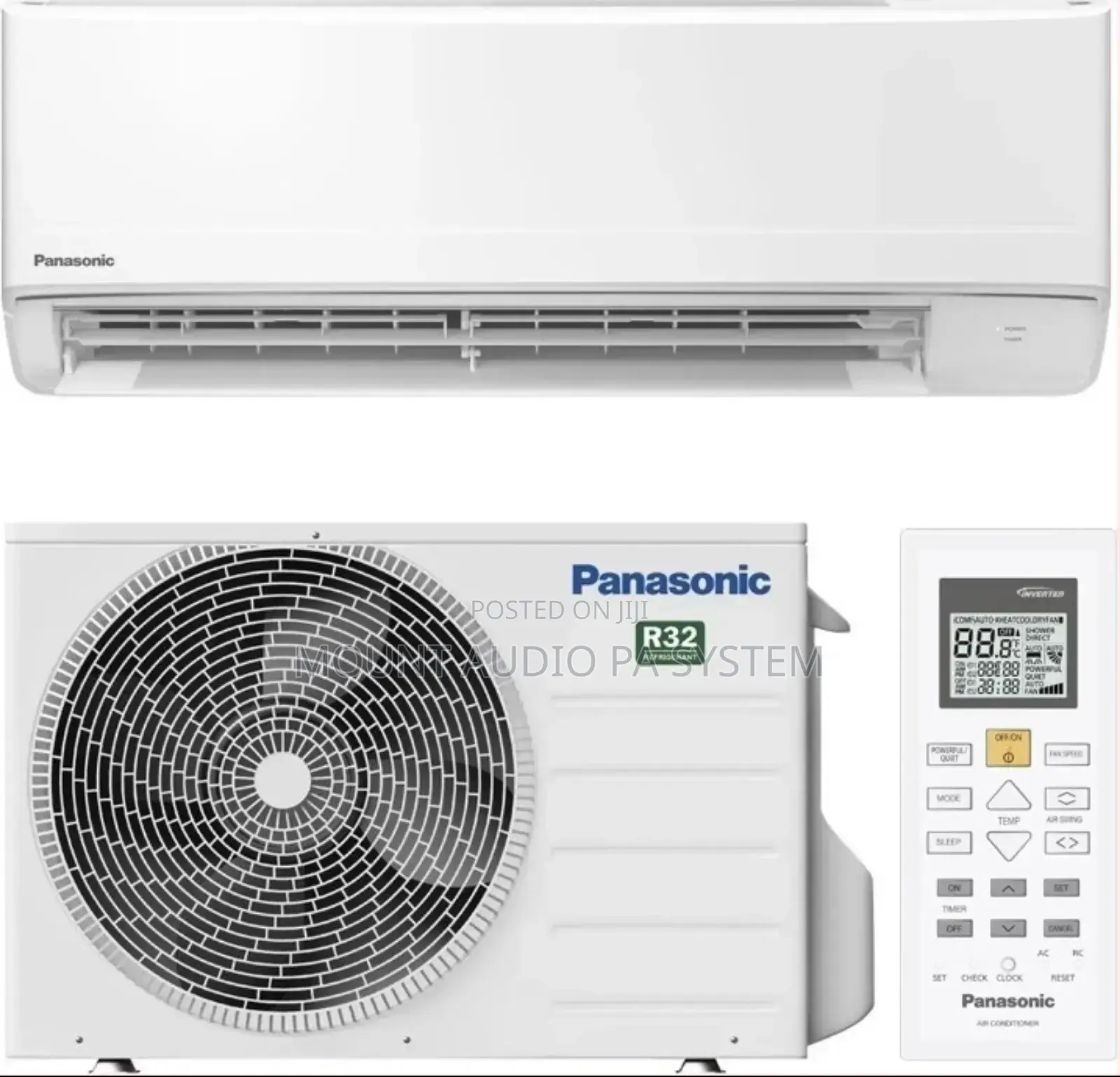 Panasonic 18000 Btu Wall Split Air Conditioner Ac R400